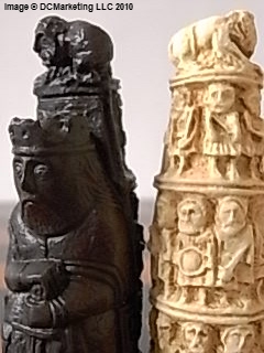 Medieval Plain Theme Chess Set
